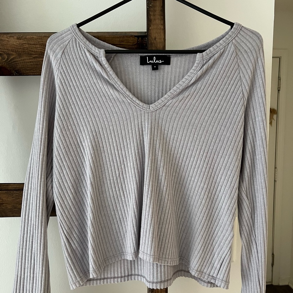 Lulus Small Light Purple Shirt
